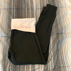 VS fold over leggings